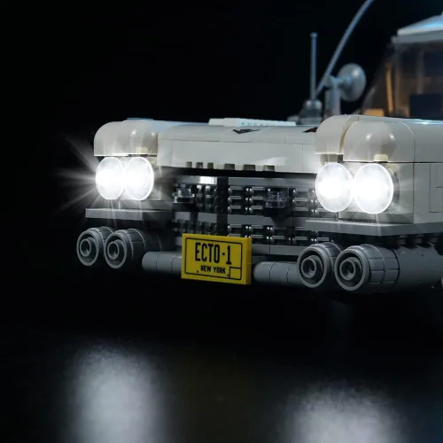 Miniatura 5 de Kit de luz LED RC con sonido para Lego 10274 Kit de construcción, kit de iluminación de construcción de decoración para (Ghostbusters Ecto-1).