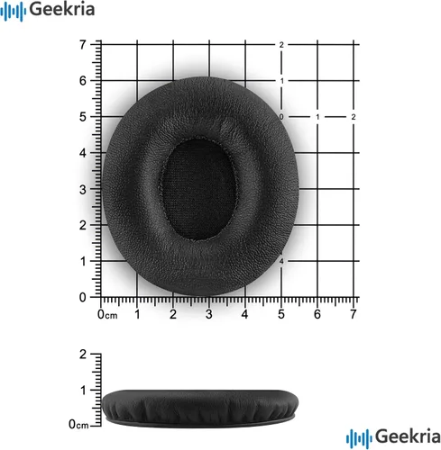 Miniatura 6 de Geekria QuickFit Almohadillas de repuesto para auriculares Beats Solo HD, almohadillas para los oídos, piezas de reparación con guía de video (negro)