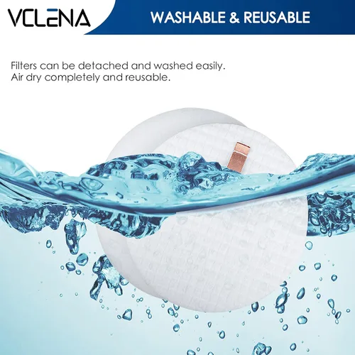 Miniatura 6 de AZ2002 - Filtros de vacío de repuesto para Shark Vertex DuoClean PowerFin Aspiradora vertical AZ2002, AZ2000W, AZ2000, parte XFFKAZ2000, XHFAZ2000