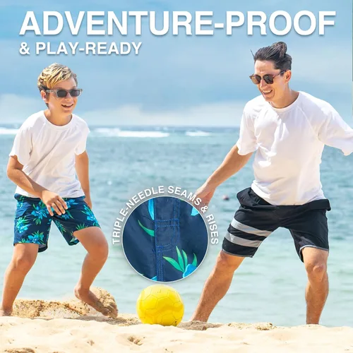 Miniatura 100 de Kanu Surf Traje de baño Yolo de secado rápido UPF 50+ para niños