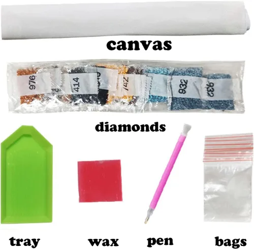 Miniatura 6 de Carsilers Kits de pintura de diamantes personalizados para adultos con fotos, personaliza tu propia imagen, bordado de diamantes de imitación 5D