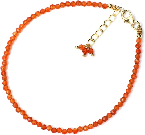 Miniatura 8 de Pulsera ajustable de plata esterlina 925 con cuentas completas para mujer, cuentas de piedras preciosas naturales, pulsera delicada, regalo