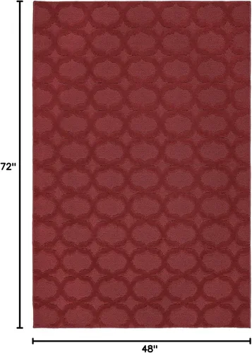 Miniatura 119 de Garland Rug Sparta - Alfombra antideslizante de polipropileno de 2 pies x 12 pies, color negro, ideal para salas de estar y pasillos, elegante