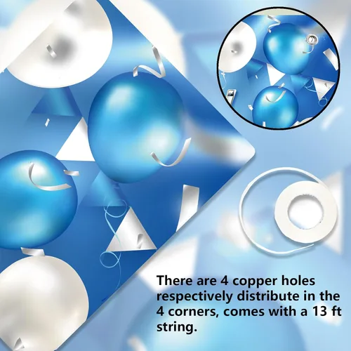 Miniatura 7 de Cartel de feliz cumpleaños número 11, globos de decoración de fondo de confeti de cristal, decoración temática para niños o niñas, vítores a 11