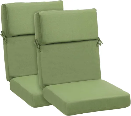 Miniatura 29 de BPS Cojín para silla mecedora de 20 x 20 pulgadas, resistente a la decoloración y al agua, cojines para sillas de patio con funda extraíble