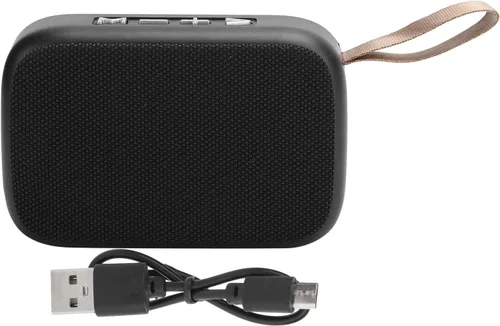 Miniatura 6 de Altavoz Bluetooth4.2, subwoofer estéreo de sonido de alta fidelidad, reproductor de música portátil USB, con radio FM, llamadas de manos, para Negro