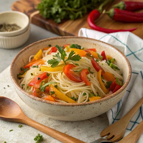 Miniatura 3 de Hethstia Konjac Noodles Angel Hair - Paquete de 6 fideos Shirataki, bajo en calorías, bajo en carbohidratos, sin azúcar, sin gluten, apto para dieta