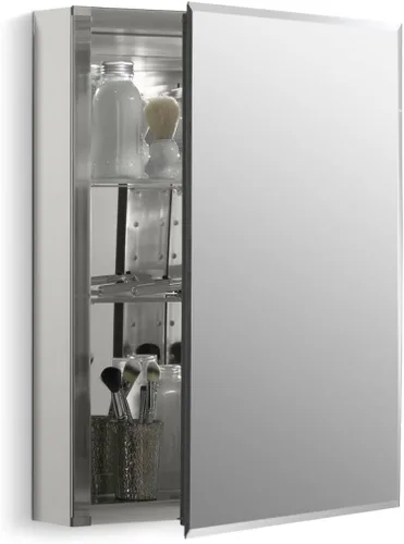 Miniatura 6 de Kohler CB-CLC2026FS - Espejo Botiquín de Baño sin Marco, Puerta Individual, Marco Rectangular de Borde Biselado, Espejo de Gabinete de Baño