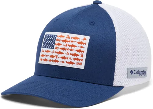 Miniatura 68 de Columbia - Gorra de malla con bandera con árboles unisex para adultos, corona alta