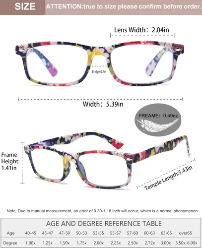 Miniatura 3 de Lentes de lectura elegantes para mujer, lectores con bloqueo de luz azul, anteojos para mujer, tramposos