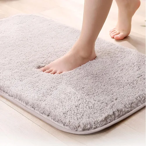 Miniatura 2 de HUHJYUGE Alfombras de baño antideslizantes lavables de 16 x 24 pulgadas, alfombra de baño súper absorbente, lavable a máquina, larga y ultrasuave