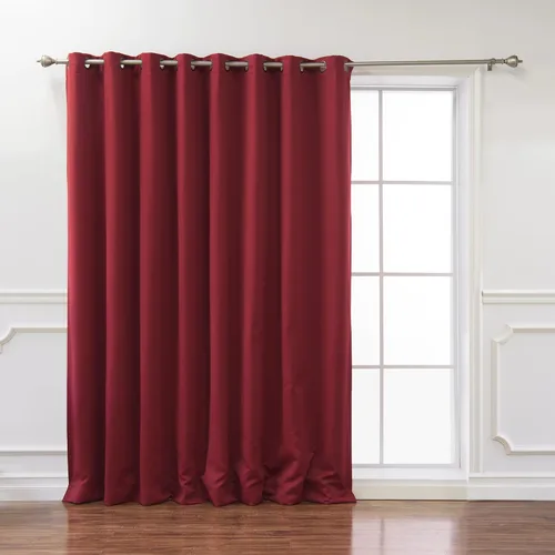 Miniatura 13 de Best Home Fashion Cortina térmica opaca con parte superior con ojales anchos Azul