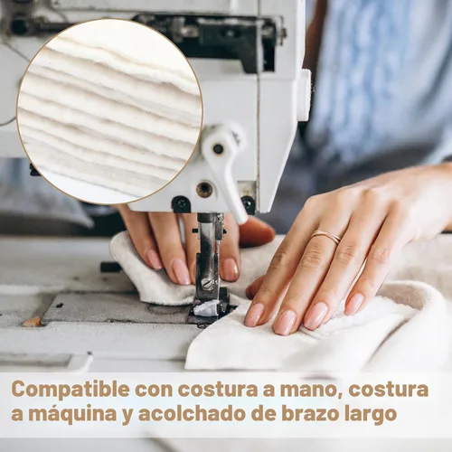 Miniatura 6 de Hoiny Edredón de algodón 100% natural, 47 x 59 pulgadas (1.6 yardas), transpirable, tamaño de cuna para acolchar, agarraderas, cuencos acogedores