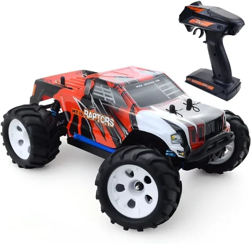 Coche de control remoto RTR a escala 1/16 para adultos, máximo 40 Km/h Autos RC rápidos con motor sin escobillas, camión RC todoterreno de carreras