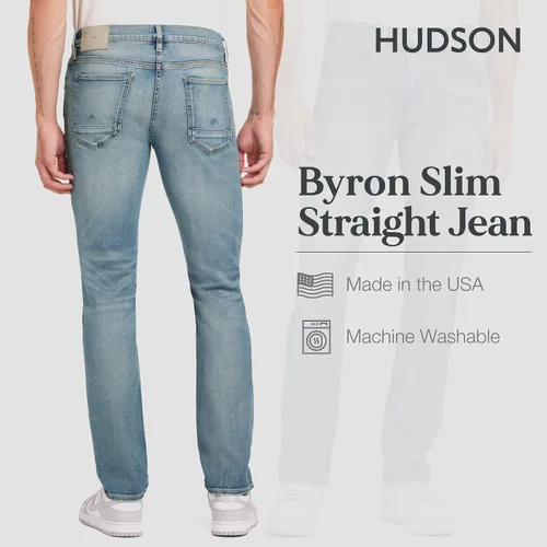 Miniatura 3 de HUDSON Byron Slim Straight para hombre (cierre de cremallera)