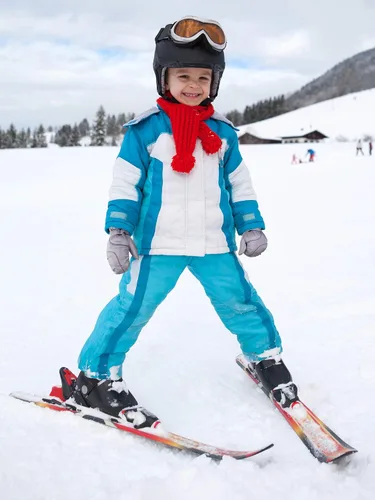 Miniatura 6 de Boao Snow Mittens Winter Ski Mittens Waterproof Warm Cotton-Lined Gloves for Kids