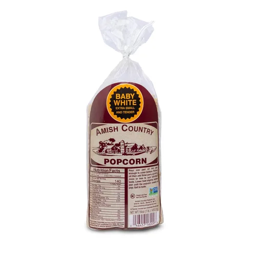 Miniatura 19 de Amish Country Popcorn 24 (Bolsas de 4 Oz) Palomitas de Maíz Baby White Tradicionales, Sin OMG y Sin Gluten