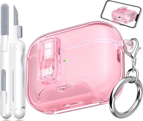 Miniatura 18 de Funda para Estuche de Airpods Pro de 2ª/1ª Generación, Compatible con Estuche de Airpods Pro de 2ª Gen Puerto de Carga USB C, Funda Suave