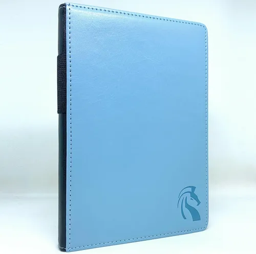 Miniatura 2 de LeStallion Cuaderno de tapa dura azul claro – Diario rayado A5 para escribir – 100GSM Tapa dura azul claro diario para mujeres / hombres
