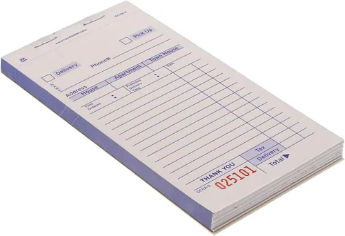 Miniatura 4 de AmerCareRoyal - Bloc de cheques para invitados, 14 líneas, tres partes sin carbono, 3.4 x 6.69, 50 formas/bloc, 50 almohadillas/caja