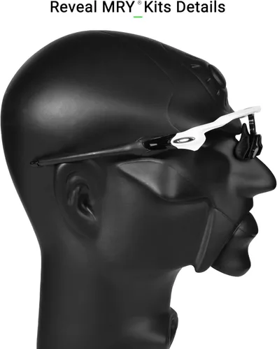 Miniatura 5 de Mryok Juego de almohadillas de repuesto para gafas de sol Oakley Radar EV Path OO9208 / Pitch OO9211 / Asian Fit OO9275