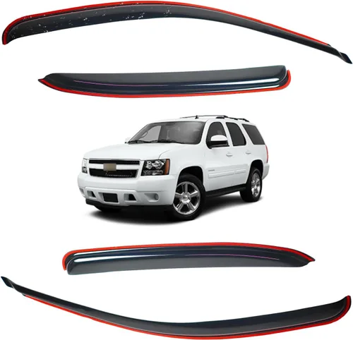 Miniatura 11 de Visor de ventana en canal para Jeep Grand Cherokee WK2 4 puertas SUV 2022, deflector de viento, protector solar y lluvia, adhesivo, a prueba