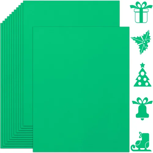 Miniatura 20 de 25 hojas de papel de cartulina azul claro 8.5'' x 11'', 250 g/m²/92 lb papel grueso para álbum de recortes, invitaciones, impresión y tarjetas