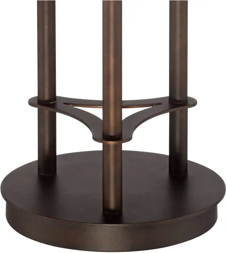 Miniatura 7 de Franklin Iron Works Libby - Lámpara de mesa moderna industrial rústica de 30 pulgadas de alto, tamaño completo, metal de bronce, 3 luces LED