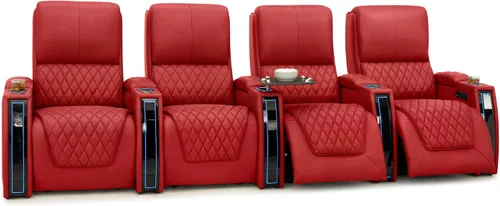 Miniatura 28 de Seatcraft Apex Zero-Gravity CoolZero - Asiento de cine en casa de cuero italiano, reposacabezas eléctrico, lumbar eléctrico, reclinable eléctrico