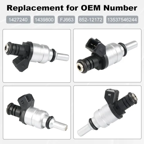 Miniatura 3 de JDMON Inyectores de combustible de repuesto para BMW 320i 323i 325ci 325i 325xi 525i 528i X3 Z3 Z4 2.2L 2.5L 2.8L I6 1427240 1439800 FJ663 852-12172