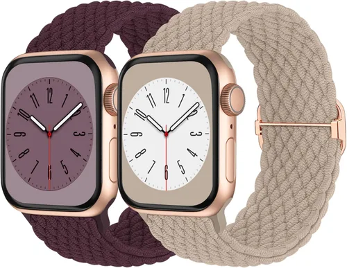 Miniatura 13 de Solo Loop trenzada compatible con Apple Watch Band de 1.496 pulgadas, 1.575 pulgadas, 1.614 pulgadas, 1.654 pulgadas, 1.732 pulgadas, 1.772