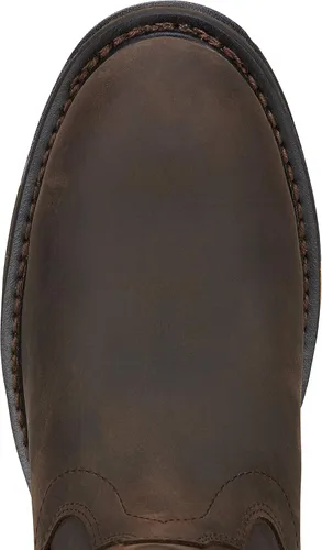 Miniatura 8 de Ariat WorkHog Wellington - Botas de trabajo impermeables compuestas, bota de trabajo de cuero occidental para hombre