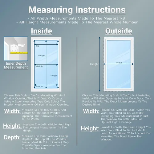 Miniatura 2 de TailorView Cortinas de ventana horizontales de madera personalizables sin cordón - Paletas de 2 pulgadas - Alabastro - Montaje interior o exterior.