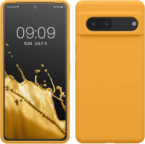 Miniatura 86 de kwmobile Funda compatible con Google Pixel 7 - Funda de silicona TPU con acabado suave - Piedra antigua
