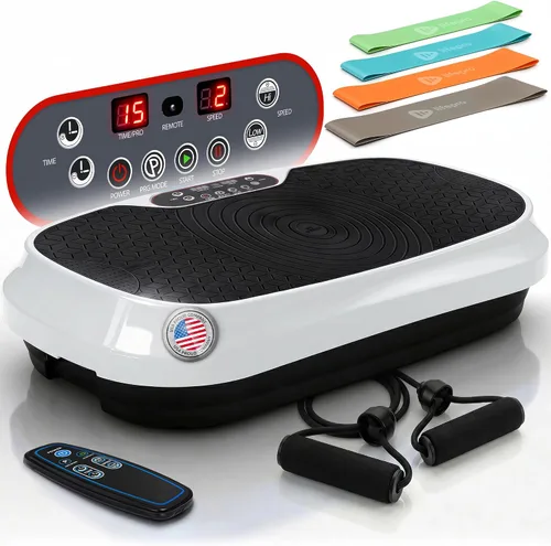 Miniatura 8 de Lifepro Waver Mini Vibration Plate Exercise Machine with Remote & Bands — Compact Whole Body Vibrating Plate for Lymphatic Drainage & Muscle Toning