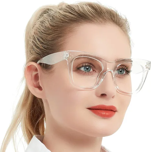 Miniatura 10 de OCCI CHIARI Lentes de lectura bifocales de gran tamaño para mujer, bloqueo de luz azul, elegantes lectores 1.0 1.5 2.0 2.5 3.0 3.5 Demi