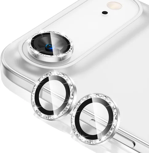 Miniatura 8 de Tensea Protector de Lente de Cámara para iPhone 13 mini/iPhone 13, Cubierta de Cámara de Vidrio Templado 9H Protector de Pantalla Anillo Individual