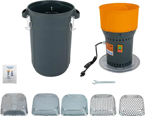 Miniatura 3 de Molinillo eléctrico de grano de 25L/50L, molinillos de maíz eléctricos de 1000 W, molinos de harina para granja, hogar, molinos eléctricos