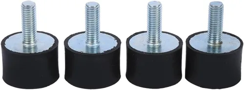Miniatura 11 de Soportes de goma M4 amortiguadores antivibración Silentblock bobinas para coche y barco, paquete de 4 (M4 0.394 x 0.394 in)
