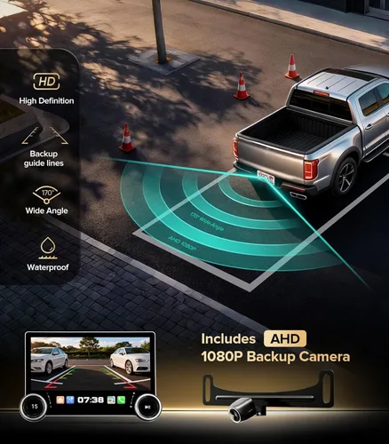 Miniatura 8 de ApexNav - Actualización de radio inalámbrica CarPlay de 11.5 pulgadas para Ford F150 (09-14) AC manual - 4G+64G Android 13 estéreo con dos perillas