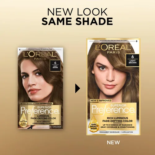 Miniatura 175 de L'Oreal Paris Superior Preference - Tinte permanente luminoso que desafía la decoloración, tinte para el cabello hasta 9 semanas de resplandor, 09