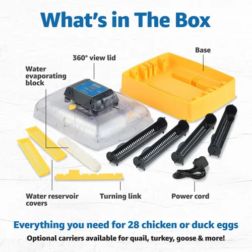 Miniatura 10 de Brinsea Ovation 28 EX Incubadora para incubar huevos con control automático de humedad - Incubadora de huevos de pollo totalmente automática