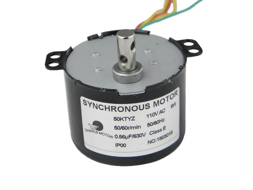 Miniatura 15 de CHANCS motor eléctrico síncrono de la CA 110V 1/1.2RPM del motor de baja velocidad 50KTYZ pequeño