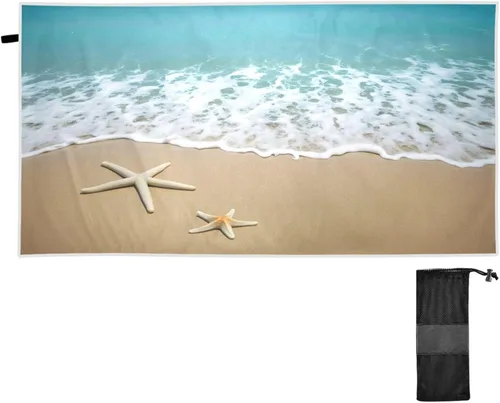 Miniatura 14 de senya Toallas de playa finas para mujeres y hombres, bandera estadounidense con camuflaje del desierto, toallas de playa de gran tamaño de secado