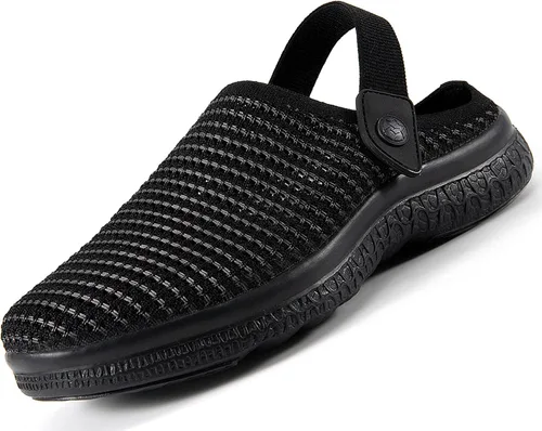 Zuecos de jardín para hombre y mujer, zapatos de jardín de verano, sandalias transpirables para el hogar, zapatos para interiores y exteriores