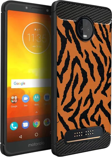 Miniatura 13 de CasesOnDeck Funda compatible con [Motorola Moto Z3 Play Moto Z3] Moto Z3 Design, funda delgada negra flexible y elegante protección contra golpes