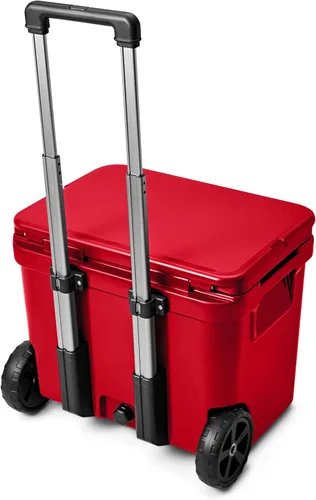 Miniatura 6 de YETI Roadie 60 - Hielera con ruedas y mango retráctil de periscopio Rojo rescate