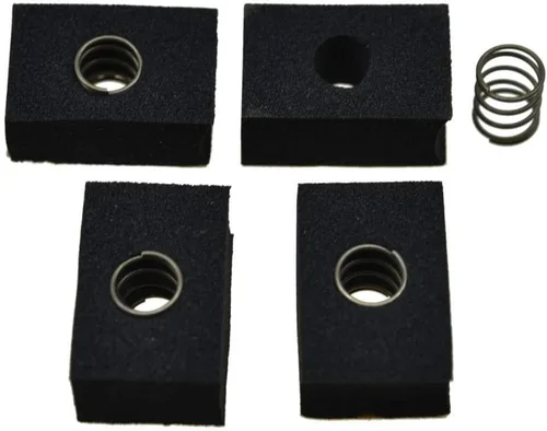 Miniatura 2 de KAISH Paquete de 4 almohadillas de ajuste de altura de pastillas de espuma con resortes para pastillas P Bass o Jaquar