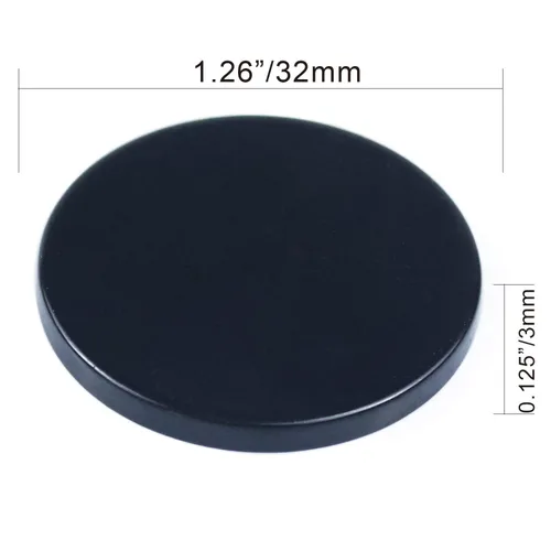 Miniatura 3 de LOVIMAG Super Strong Neodymium Disc Magnets with Epoxy Coating, Powerful Permanent Rare Earth Magnets 1.26 inch x 1/8 inch, Pack of 6 Negro