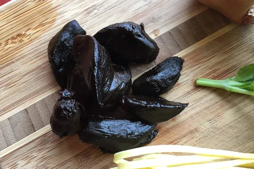 Miniatura 3 de Sal marina orgánica de ajo negro envejecido COMPLETO 90 Días, Vegano, Sin OGM, Sin Gluten 2.65 oz